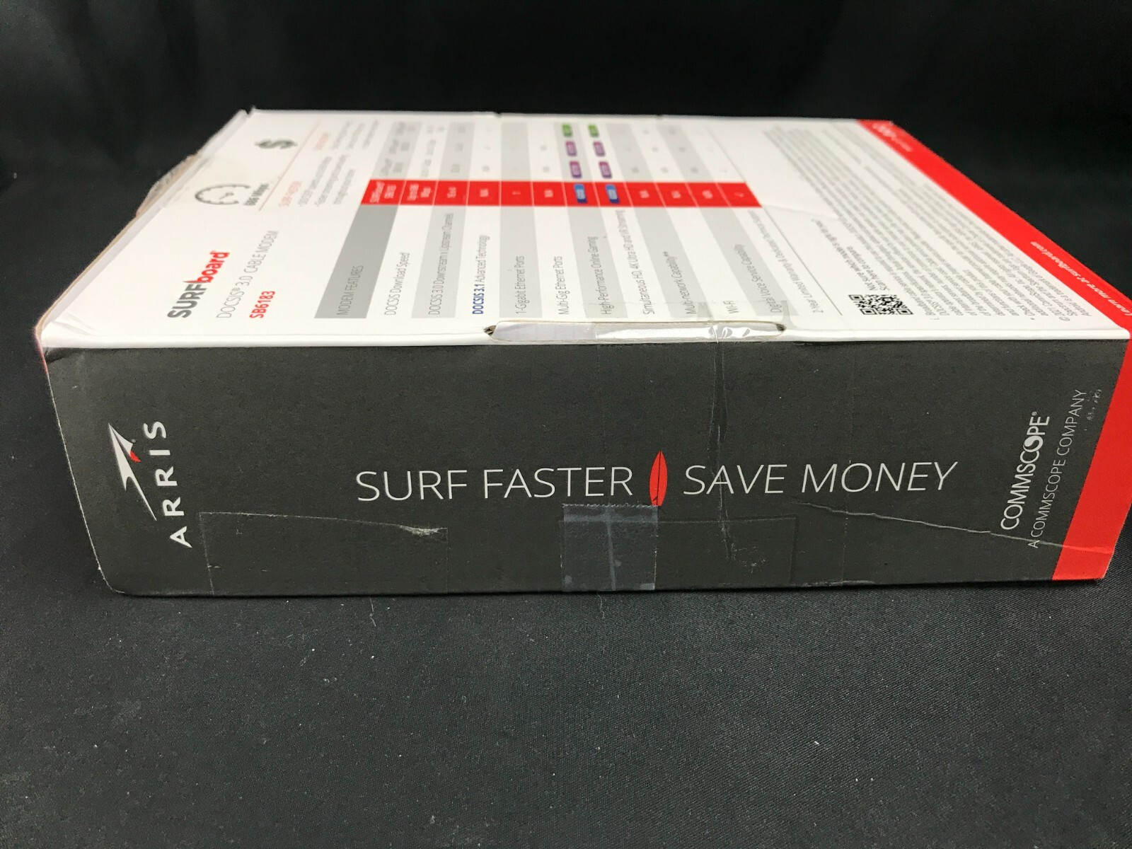 ARRIS SURFboard SB6183 DOCSIS 3.0 Cable Modem – No AC Adapter
