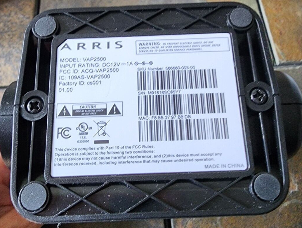 Arris VAP2500 AT&T U-Verse Wireless Access Point with Remote Bundle