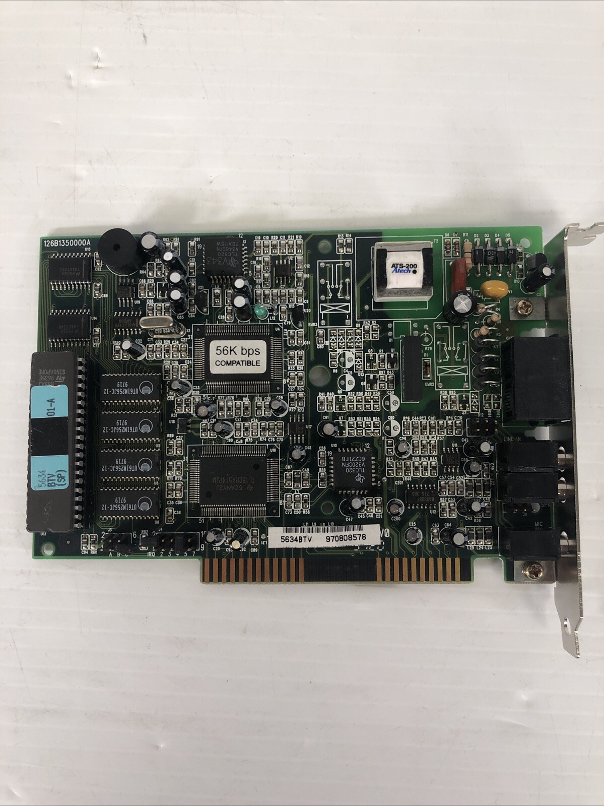 Texas Instruments ISA Modem Card 5634BTV