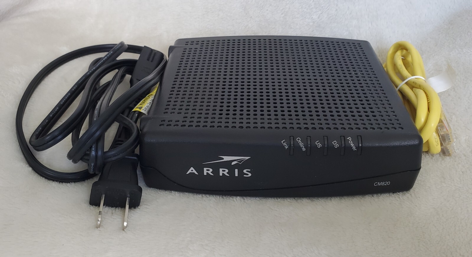Arris CM820A DOCSIS 3.0 Cable Modem CM820A/SL, Tested, with cables