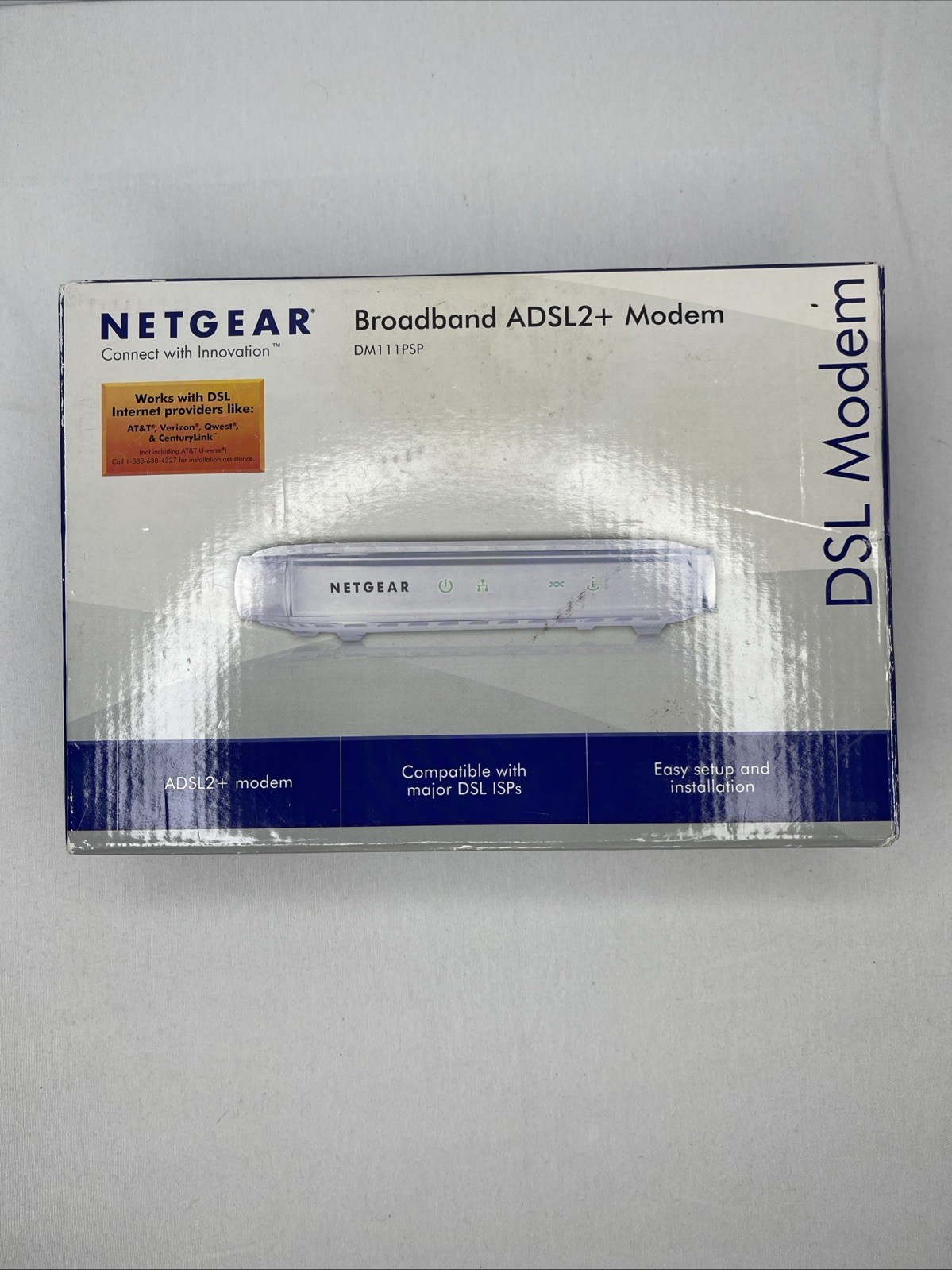 Netgear Broadband DM111PSP-100NAS Wired Single Ethernet Port ADSL2 Plus Modem