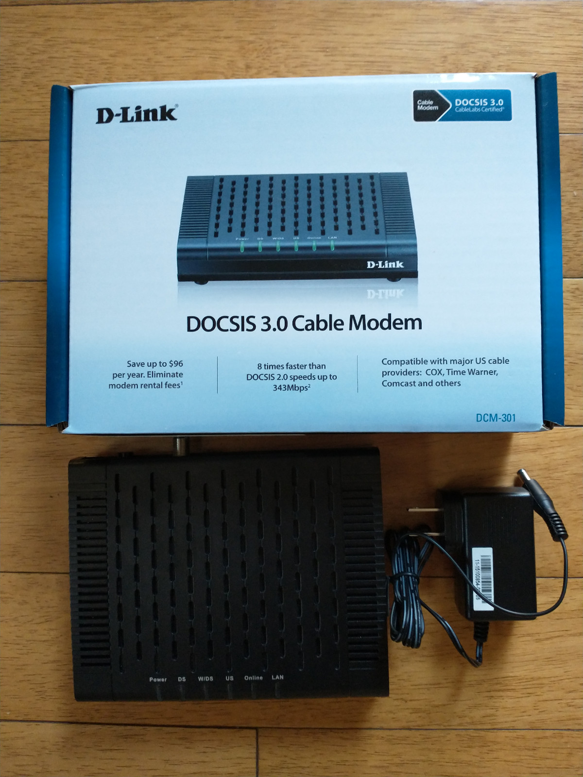 D-Link DCM-301 348.16 Mbps Cable Modem