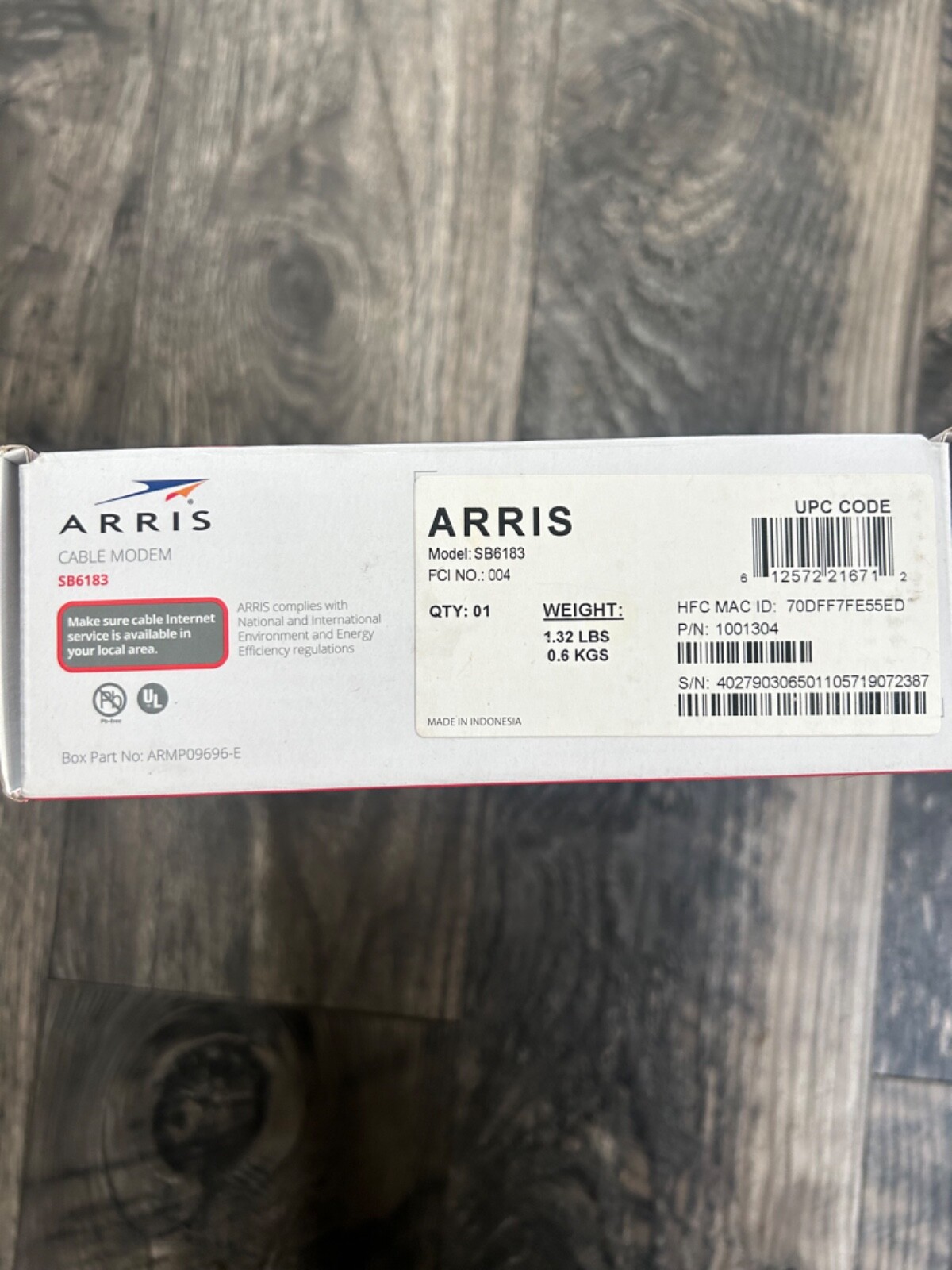 Arris Surfboard SB6183 Cable Modem 686 mbps Internet Xfinity 16×4 Docsis 3.0