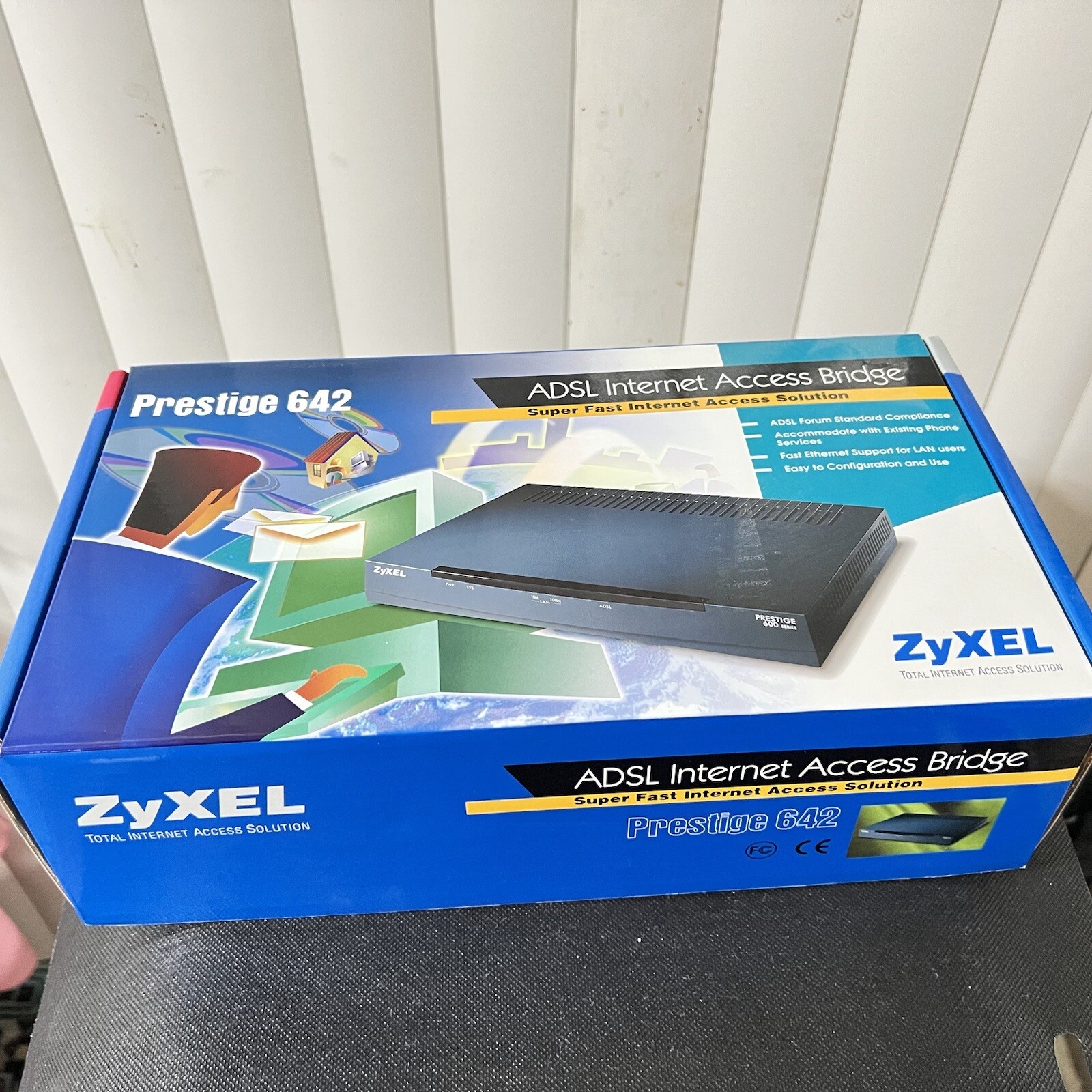 DSL Wired Modem Zyxel Prestige 600 Series 645M-UHP ADSL Internet Access Bridge