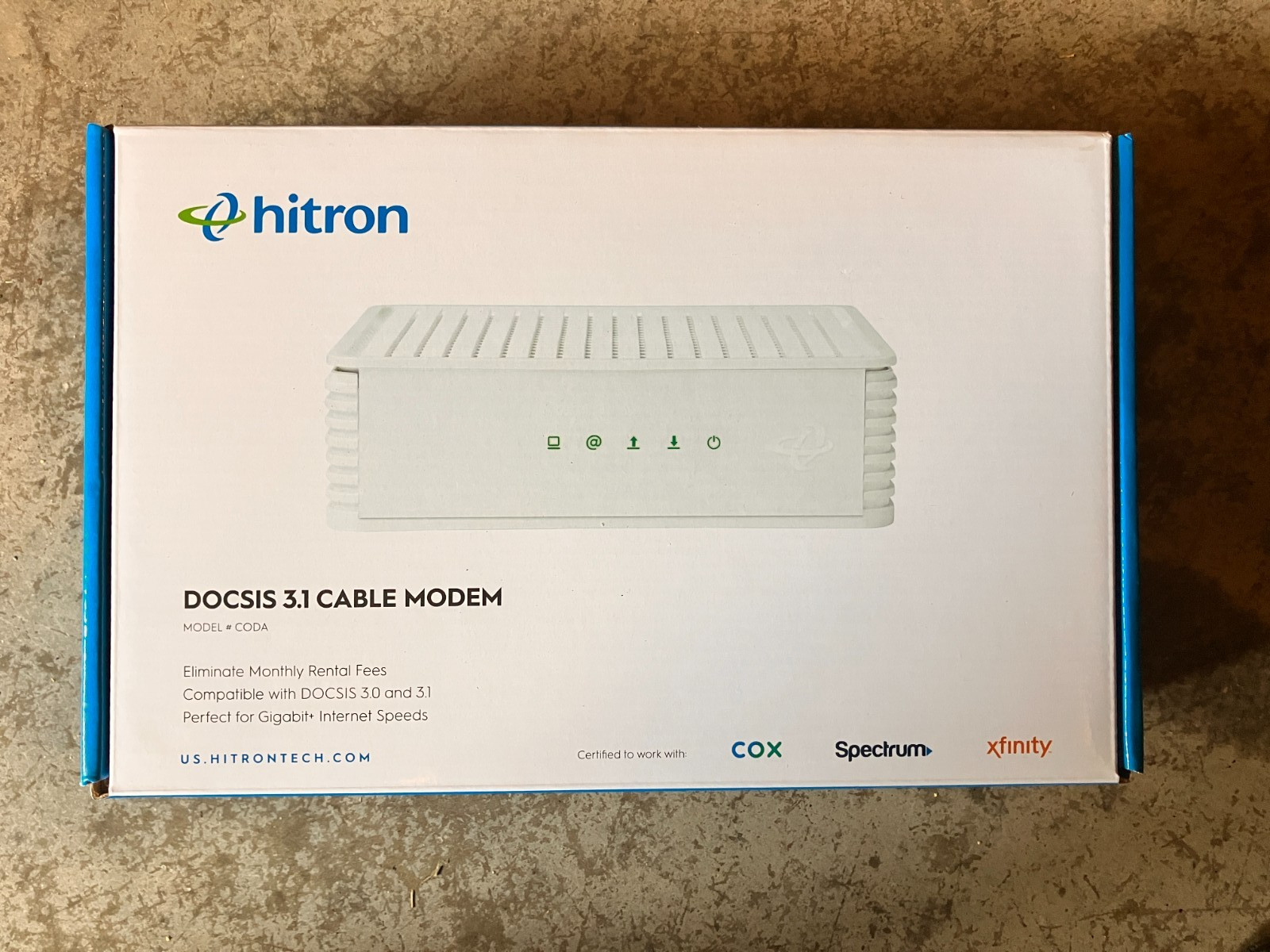 Hitron CODA DOCSIS 3.1 – Cable Internet – Xfinity, Spectrum, Cox Certified