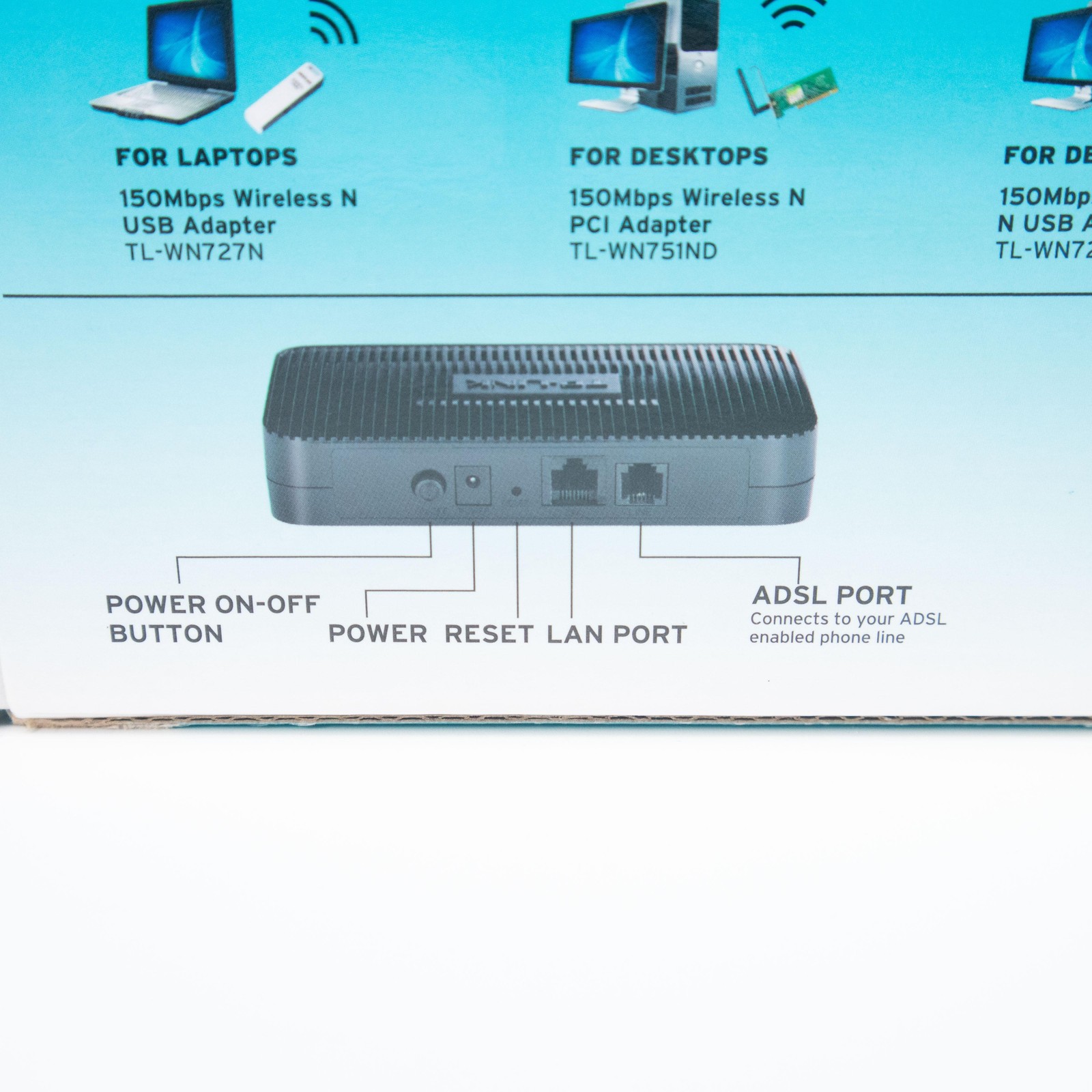 TP-Link TD-8616 External ADSL2+ Modem 10/100 Ethernet 1-Port Wired DSL Black