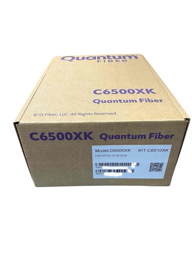 NEW Quantum Fiber Internet C6500XK Fiber Modem Router