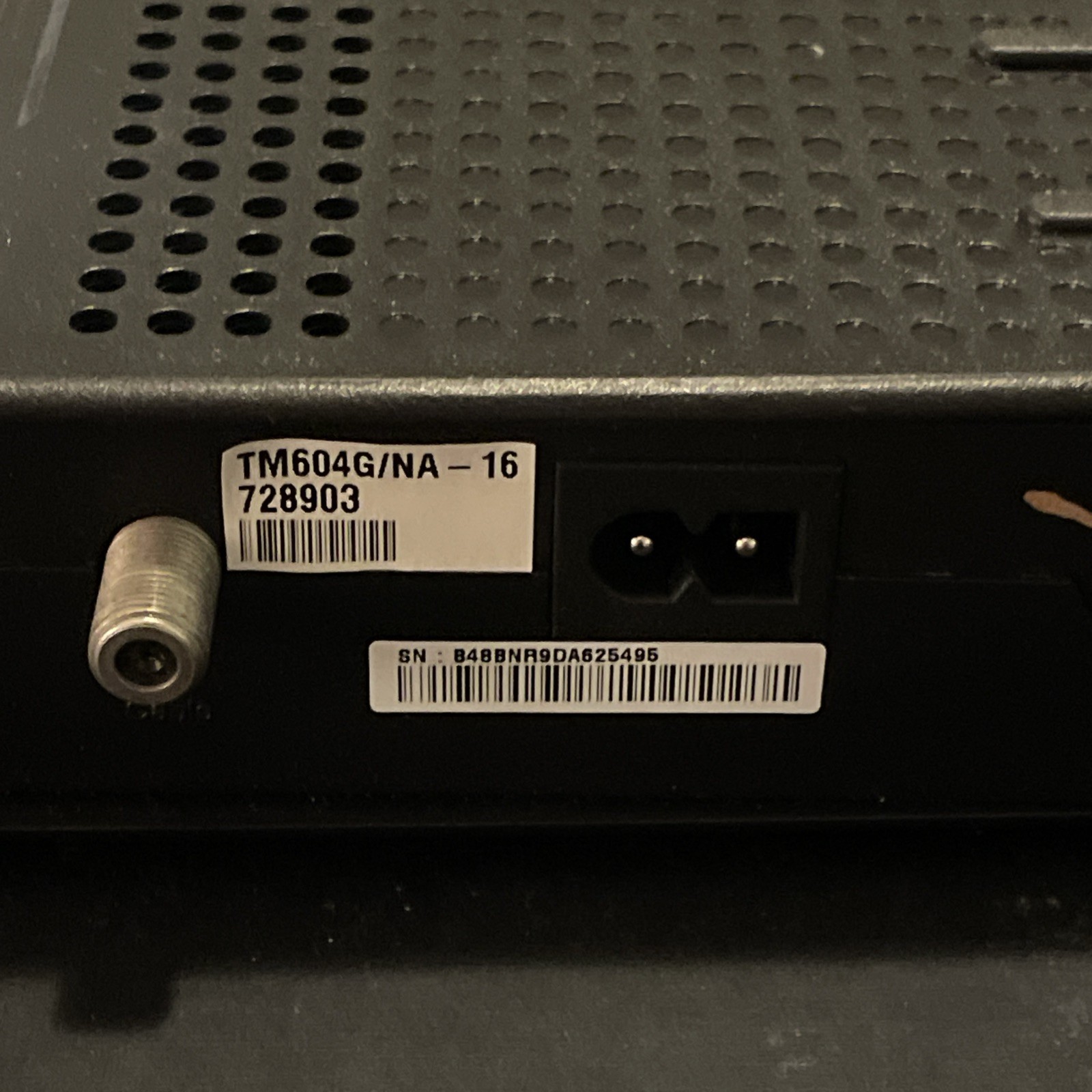 ARRIS TM604G Cable Touchstone Telephony Modem – Model TM604G/CT