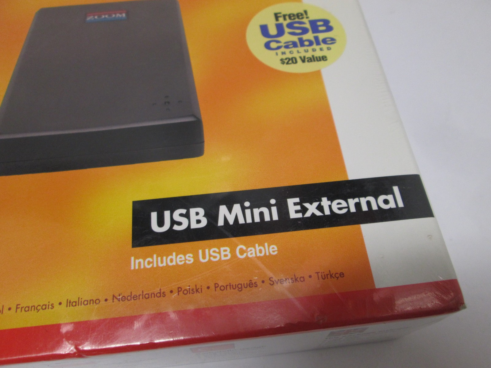 NEW Zoom 56K USB powered External Modem 3090 V.92/V.90 Data Fax XP ME 98 VINTAGE