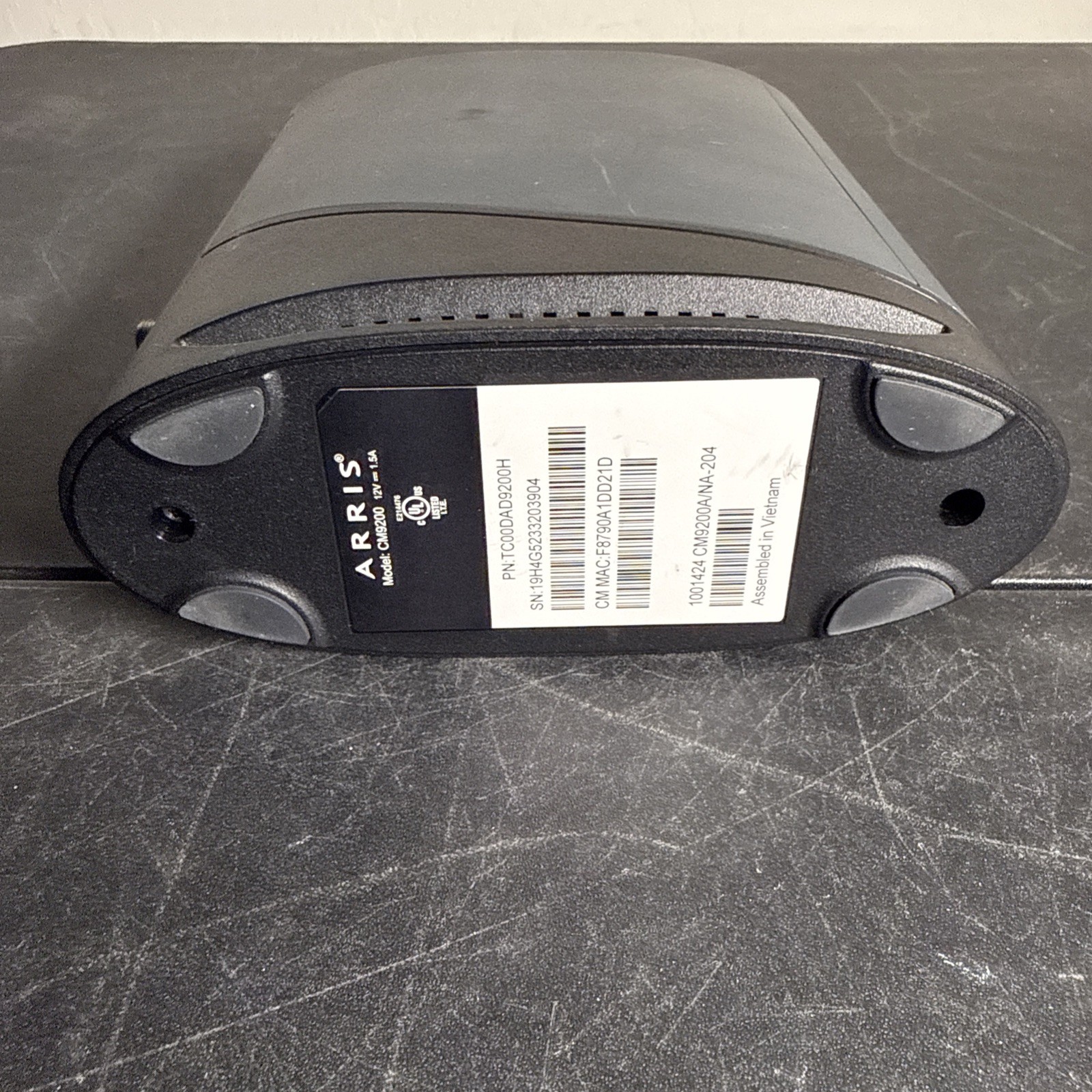 Arris Touchstone CM9200 DOCSIS 3.1 Cable Modem – High Speed No Cords Unit Only