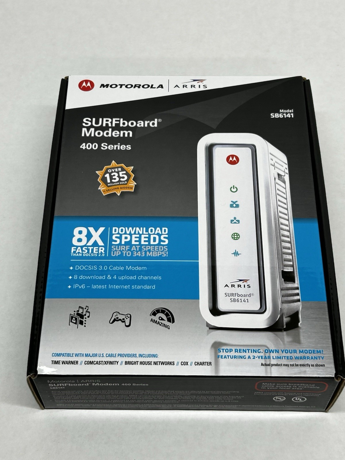 Motorola ARRIS SURFboard SB6141 3.0 Cable Modem 400 Series