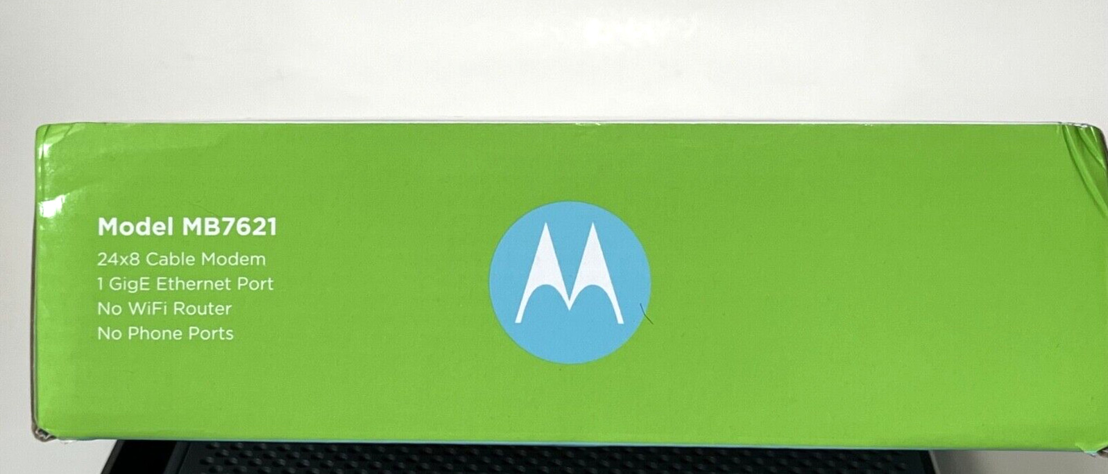 Motorola MB7621 Cable Modem, Works with Any Wi-Fi Router, Most Providers