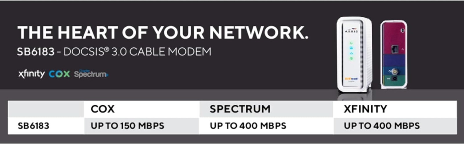 SURFboard SB6183 16×4 Gigabit Cable Modem – Fast 400 Mbps Connectivity Renewed