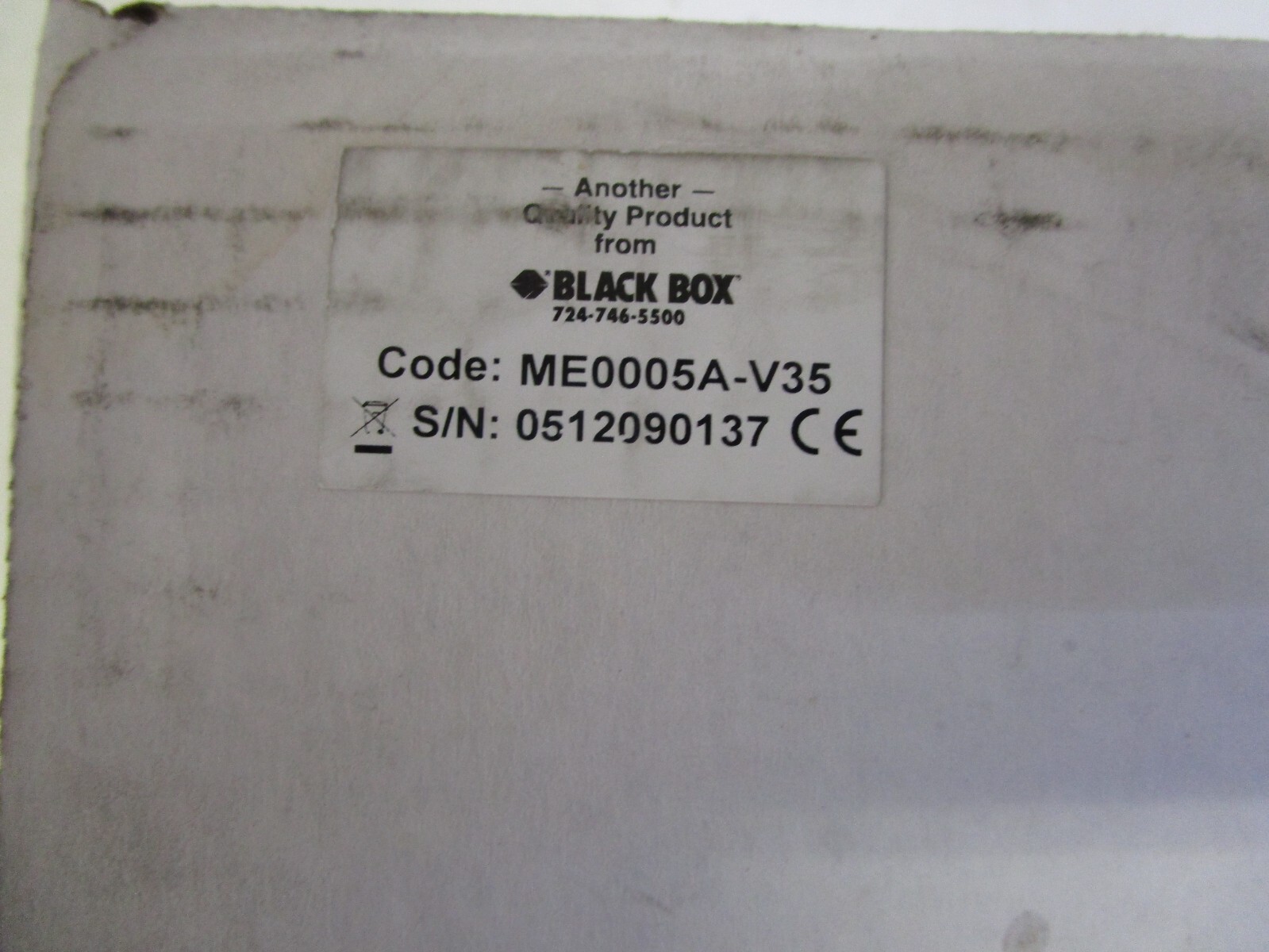 BLACK BOX ME0005A-V35 2 WIRE SHORT RANGE LINE DRIVER NEW OPEN BOX FREE SHIPPING!