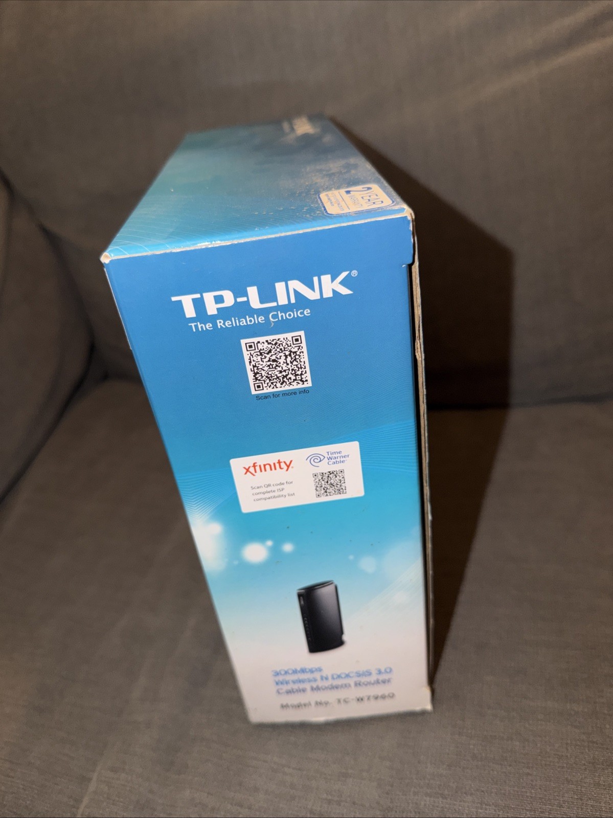 TP-Link TC-W7960 300Mbps Wireless Modem Router – Black