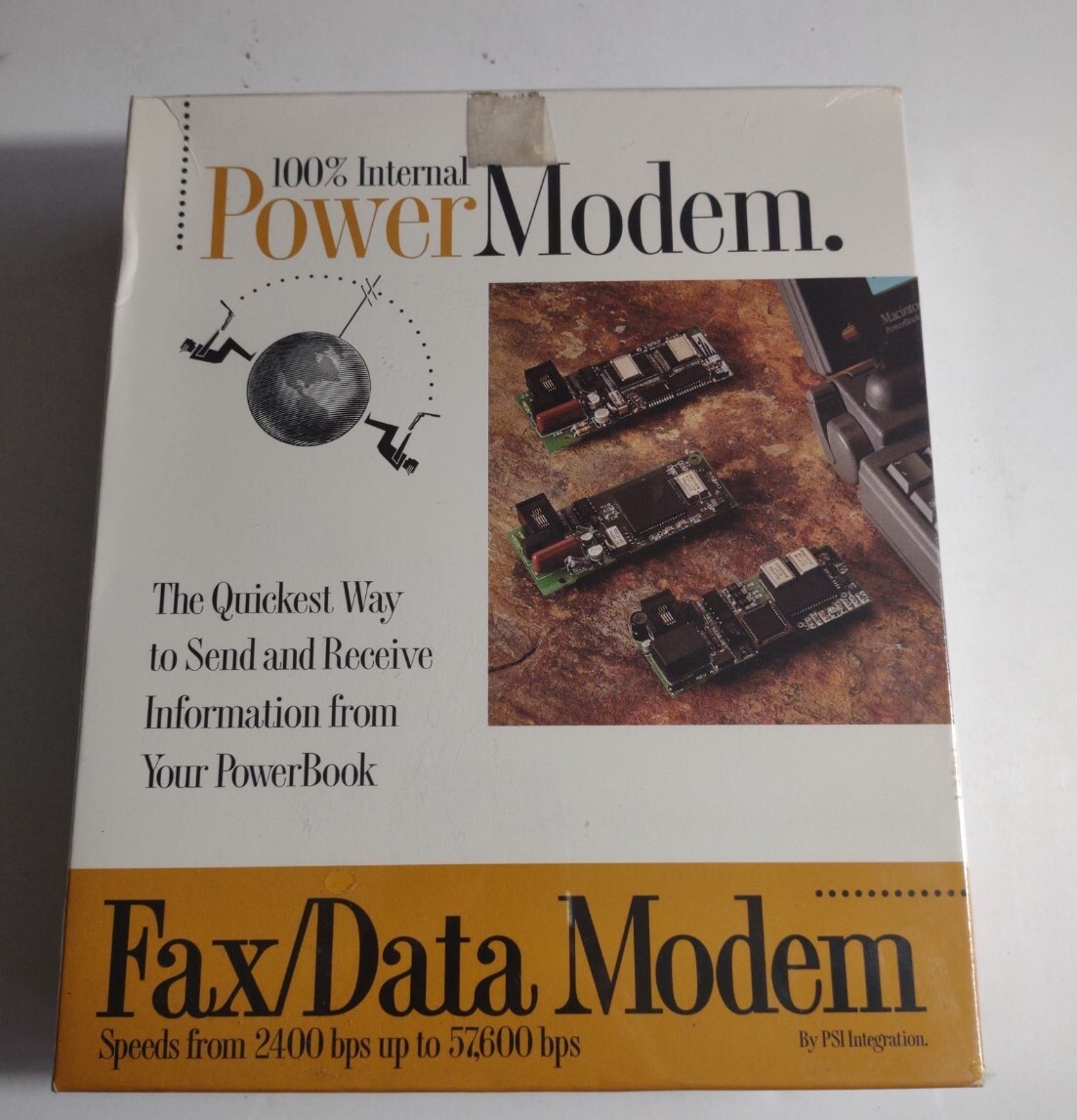 100% Internal Power Modem. The Quickest way to Send & Receive Information SEALED