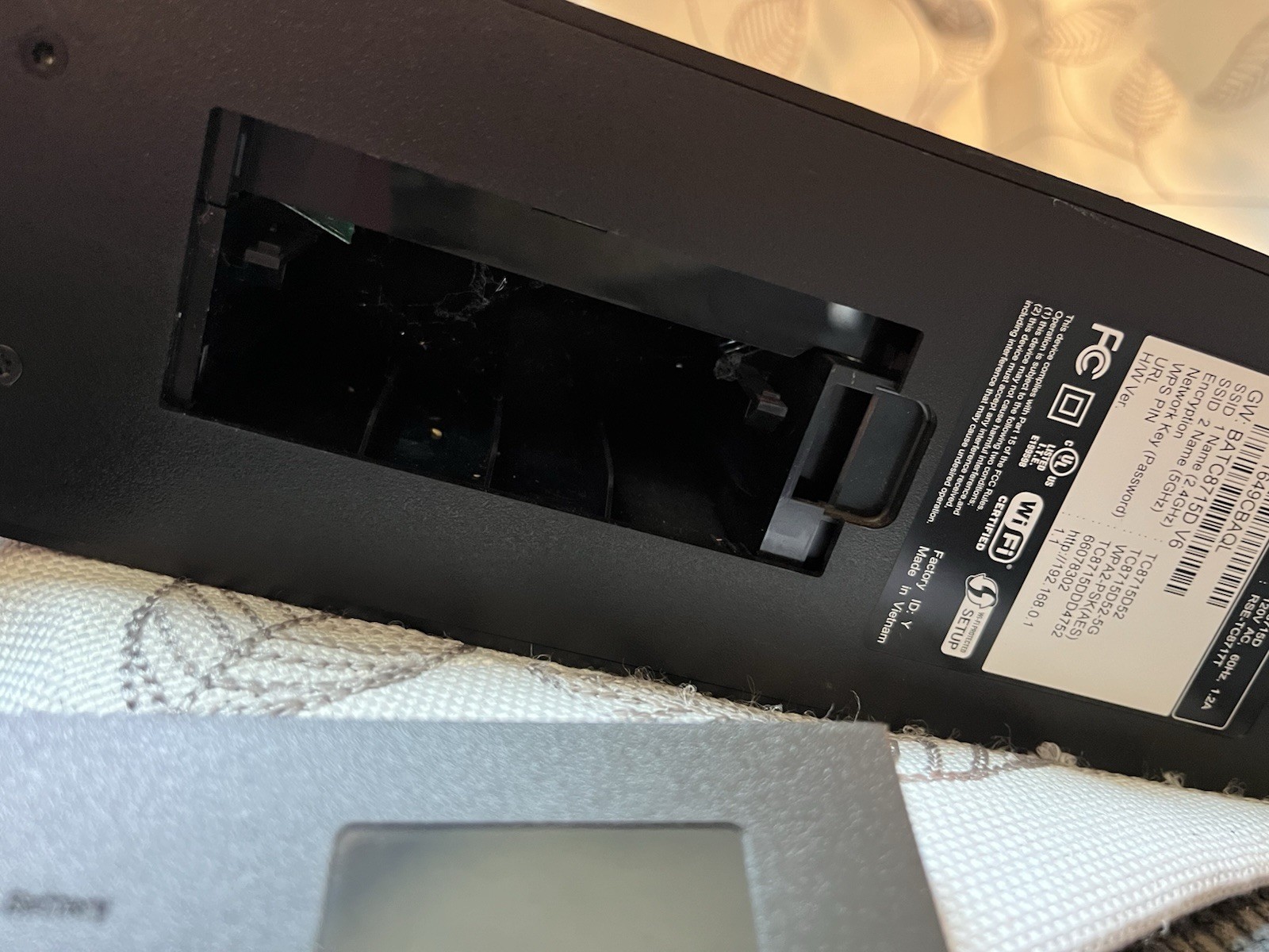 Technicolor Model-TC8715D Wireless Gateway TV Cable Modem Ethernet