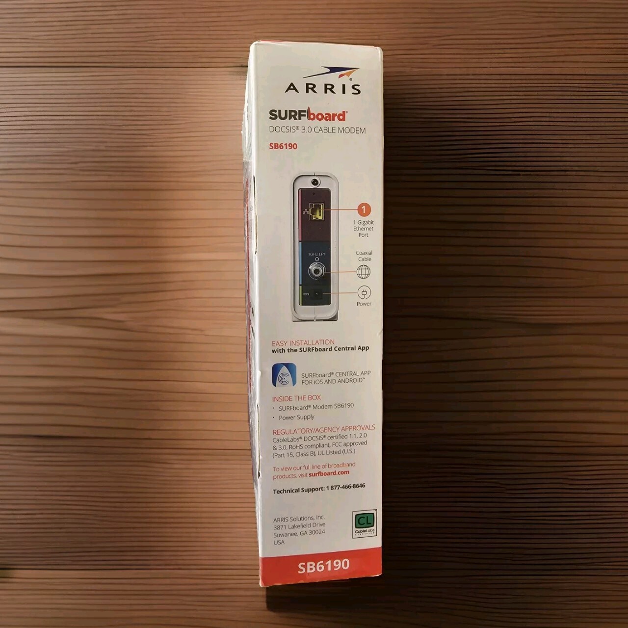 ARRIS Surfboard SB6190-RB DOCSIS 3.0 Cable Modem, White Open Box