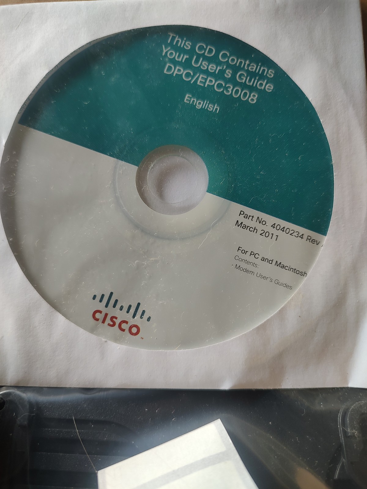 Cisco DPC3008 Advanced DOCSIS 3.0 Cable Modem