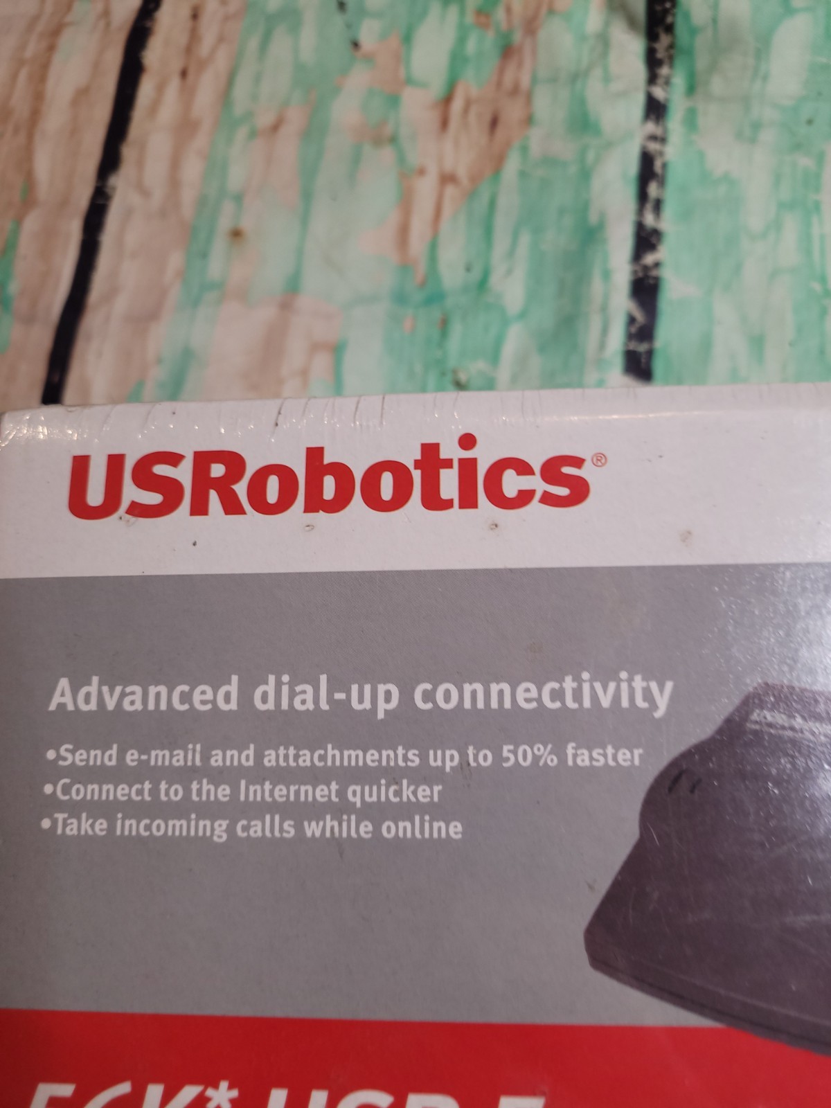 US Robotics USR5633B 56K USB FaxModem Advanced Dial-Up Connectivity Plug & Play