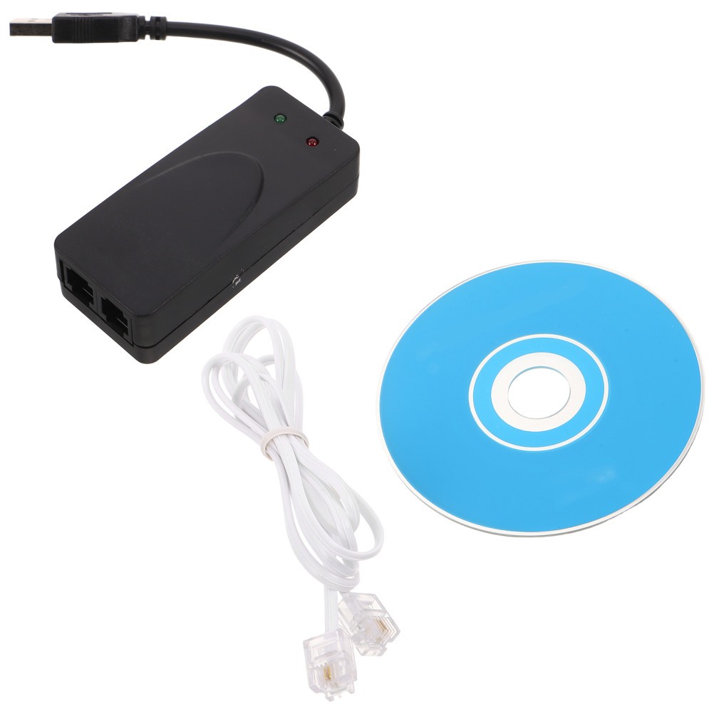 Versatile USB Data Fax Modem Dual Port Durable ABS for Internet and Networking