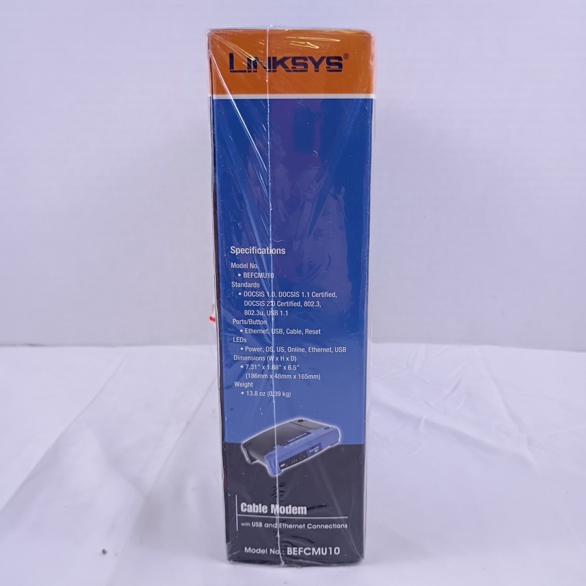 Linksys Cable Modem with USB Ethernet Connections BEFCMU10 New in Box