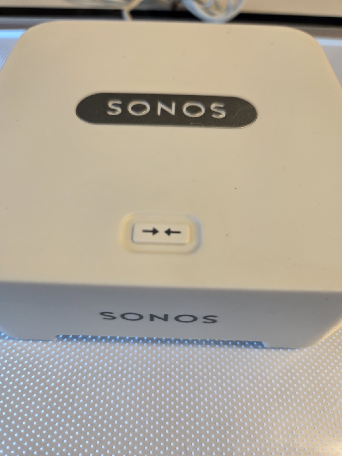 Sonos BRIDGE White Network Adapter Ethernet Switch 2x RJ-45 200 Mbps