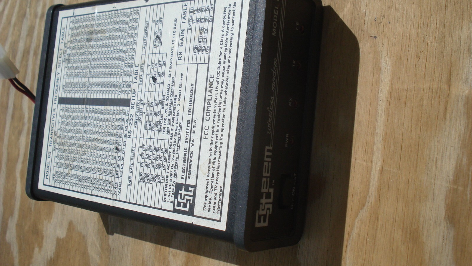 Esteem Wireless Modem Model 85 Used