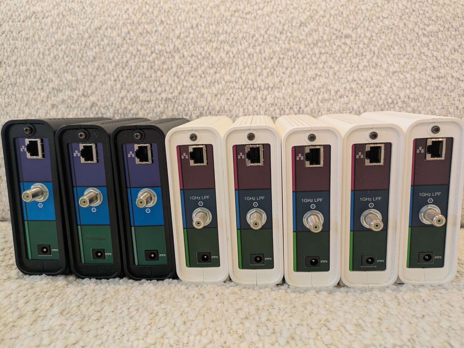 LOT OF 8 – 5 ARRIS SURFBOARD SB6141 and 3 SB6121 CABLE MODEM Tested Working