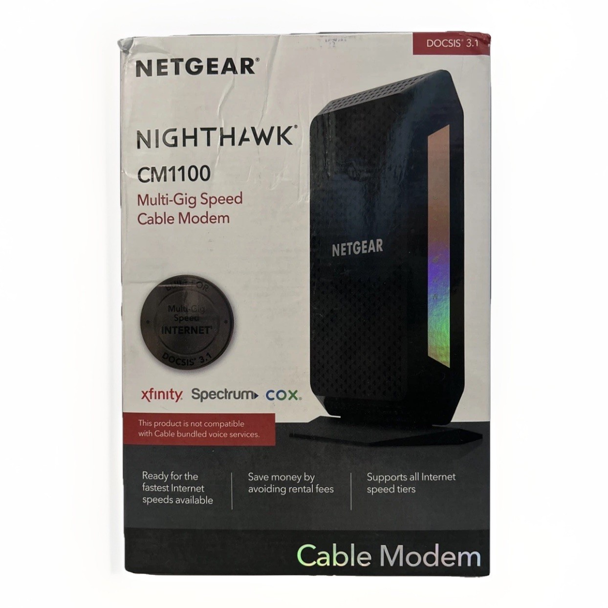 NETGEAR Nighthawk CM1100 Cable Modem UVG