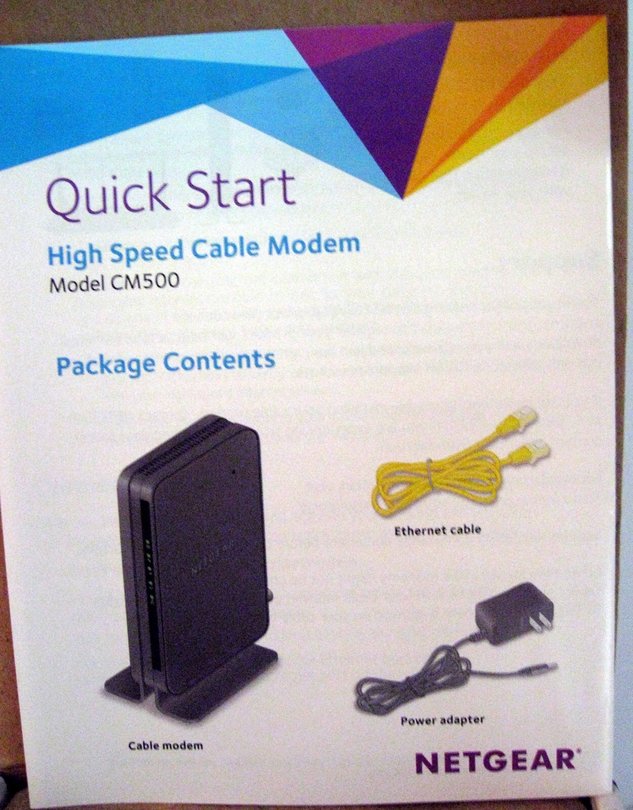🛜NETGEAR CM500 CM500-1AZNAS 16×4 DOCSIS 3.0 Cable Modem🌟680 Mbps