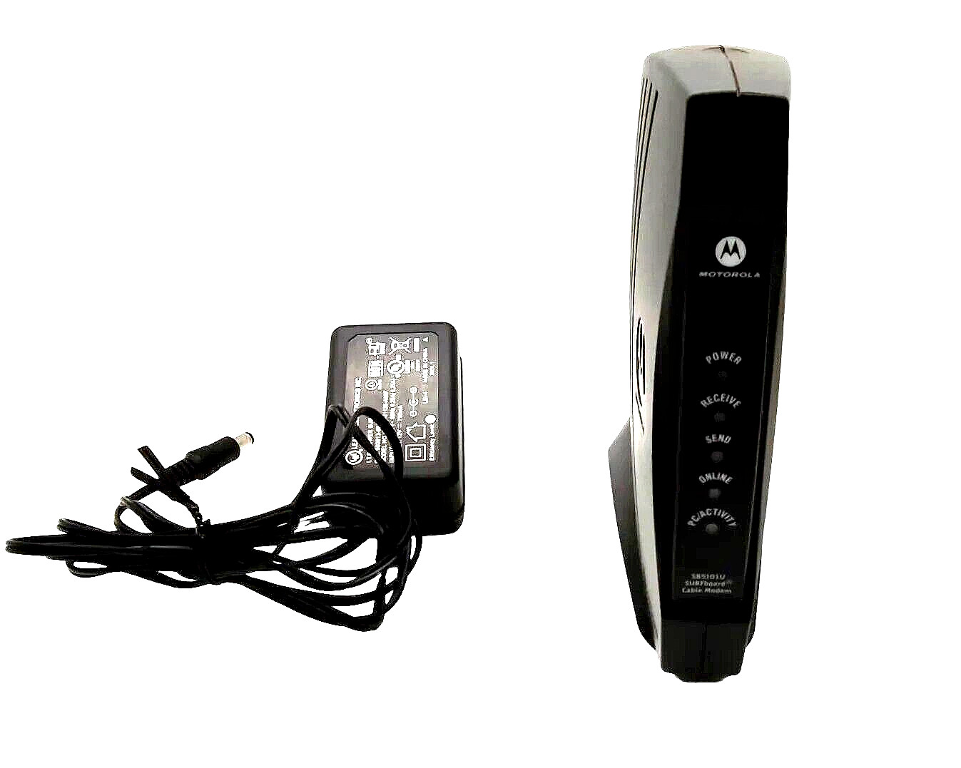 Motorola SURFboard SB5101U Cable Modem 38 Mbps w/ AC Adapter High-Speed