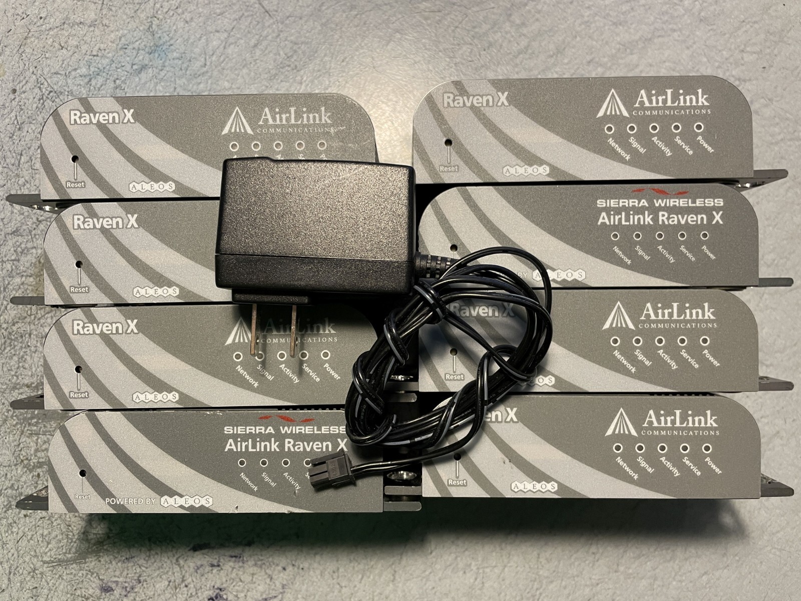 Qty8 Sierra Wireless Airlink V4221-S Raven X dual-band cellular modems, big lot!