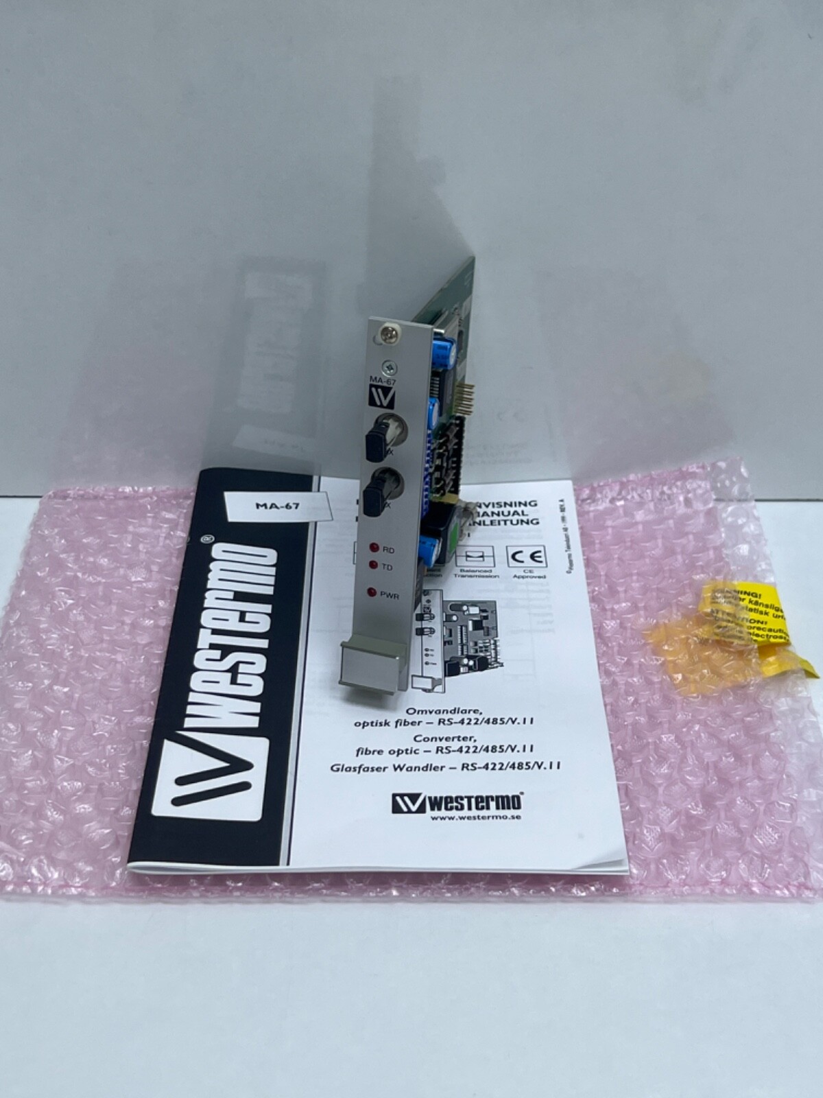WESTERMO MA-67 ST FIBER OPTIC PN : 3067-0001