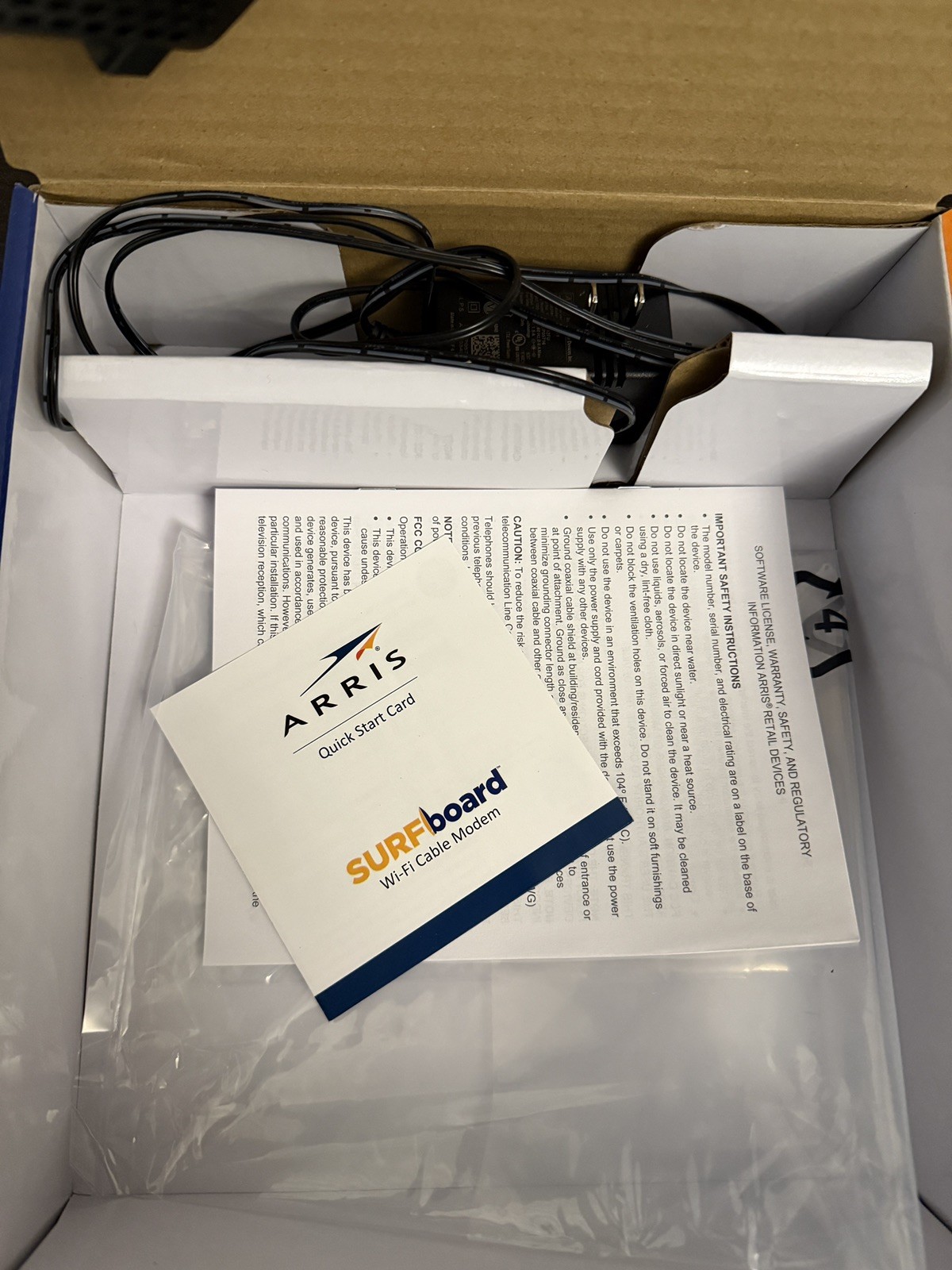 ARRIS SURFboard G36 DOCSIS 3.1 Wi-Fi 6 Cable Modem & AX3000 Wi-Fi Router