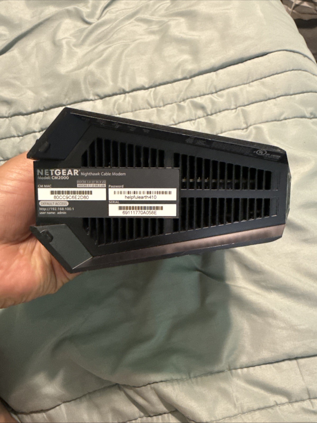 Netgear Nighthawk CM2000 2.5Gbps Multi Gig EUC Tested & Working