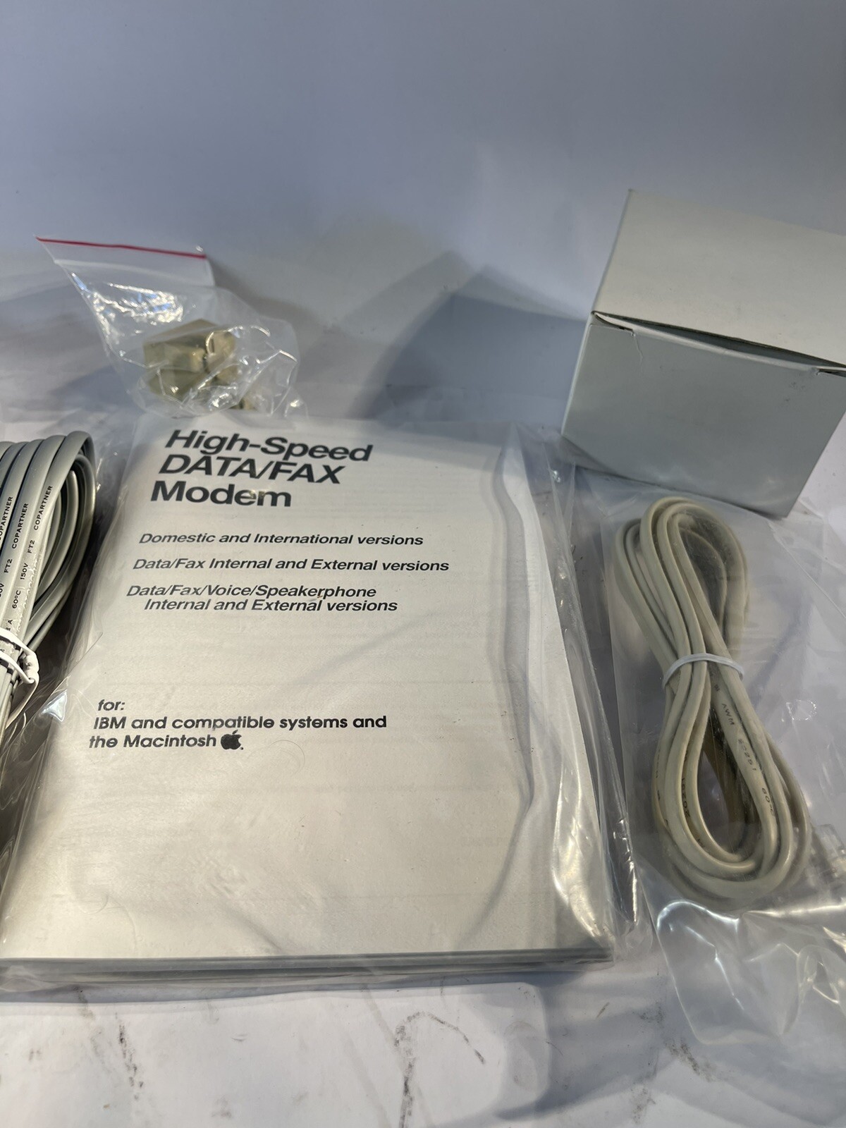 Bocamodem MV.34xx 33,600bps Data Fax Modem w/ Accessories