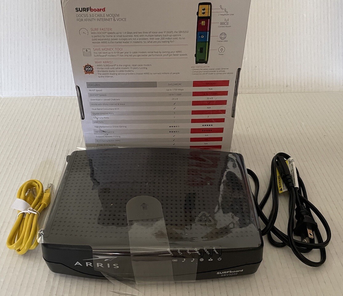 Arris Surfboard DOCSIS 3.0 Cable Modem SBV3202