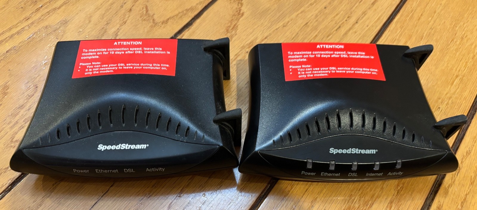 2 x SpeedStream 5100 Ethernet ADSL Modem (no adaptor)