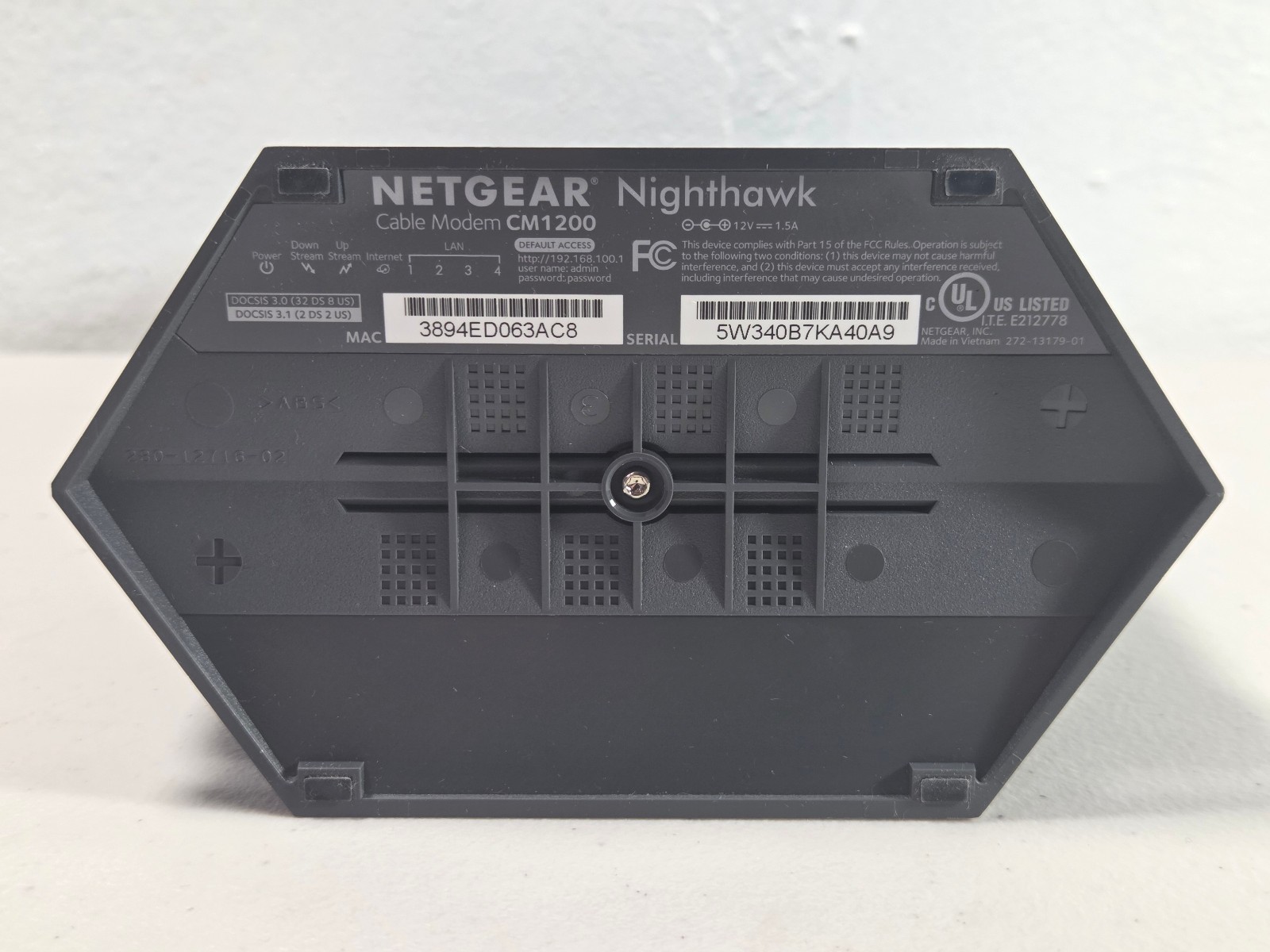 Netgear Nighthawk CM1200 Multi-Gig Speed Cable Modem