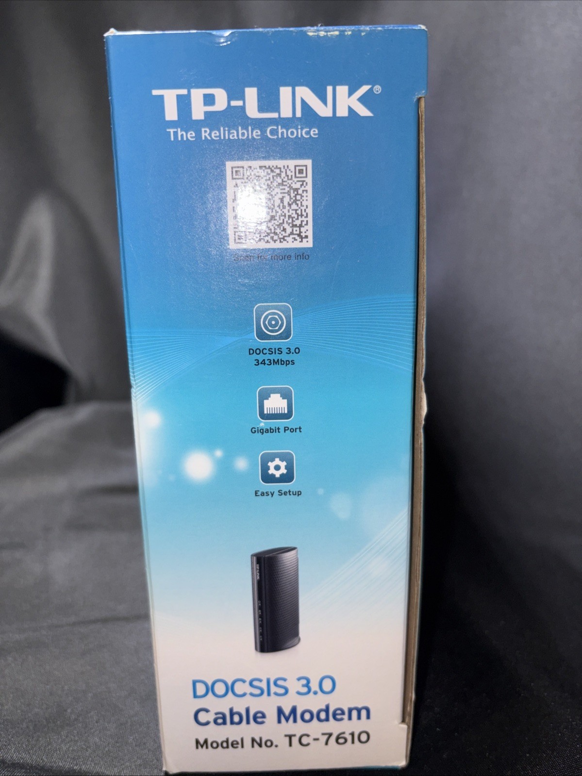 TP-Link TC-7610 DOCSIS 3.0 Cable Modem Gigabit Xfinity Spectrum Cox Internet