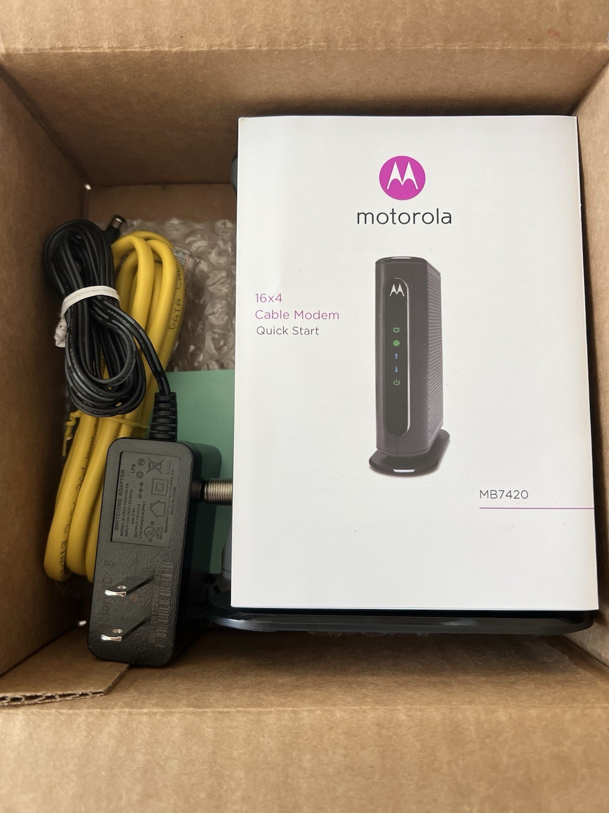 Motorola MB7420 (16×4) Cable Modem DOCSIS 3.0