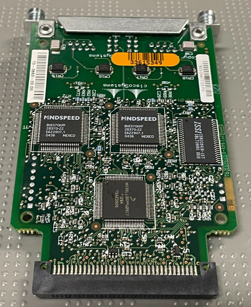 Cisco VWIC-2MFT-T1 2-Port RJ-48 Multiflex Trunk Interface Voice Card