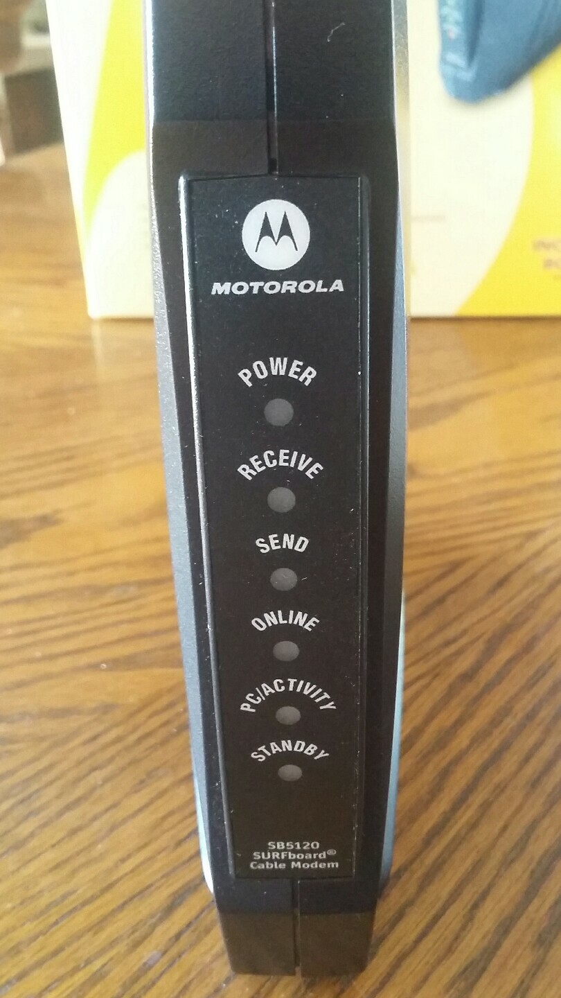 Motorola SURFboard SB5120 Cable Modem Excellent Working Condition