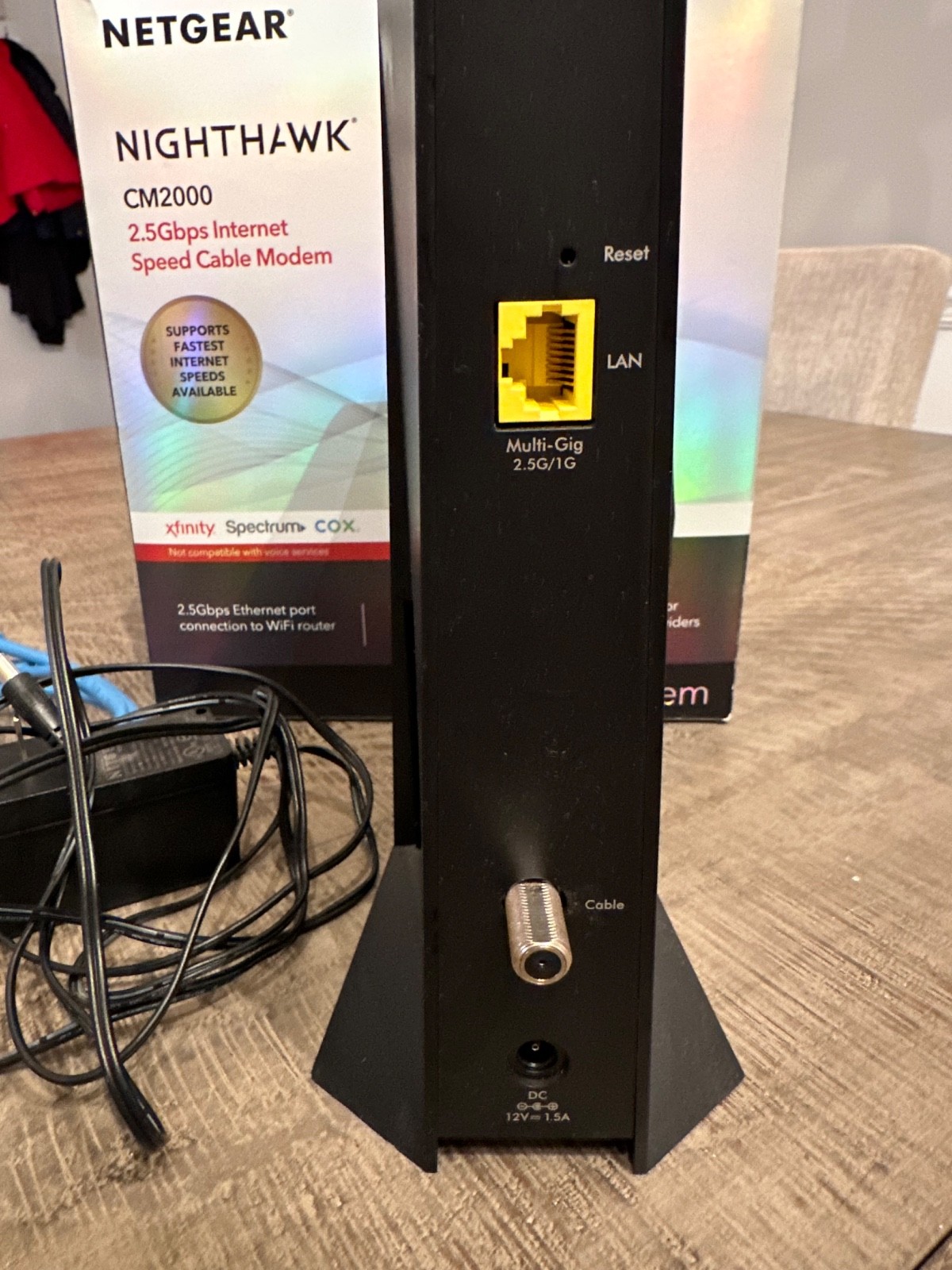 NETGEAR Nighthawk CM2000 DOCSIS 3.1 Cable Modem 2.5 Gbps Ethernet Port