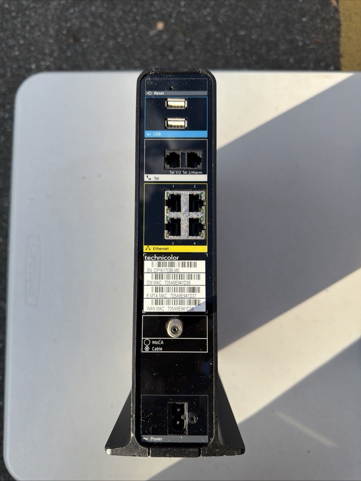Technicolor TC8717T Wireless Telephone Cable WIFI Modem for Spectrum(D7) Works