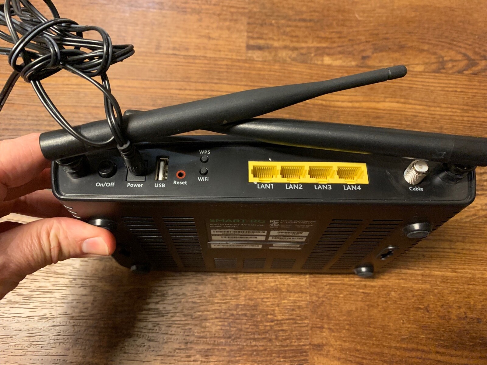 Smart/RG SR804n 802.11n DOCSIS 3.0 Cable Modem