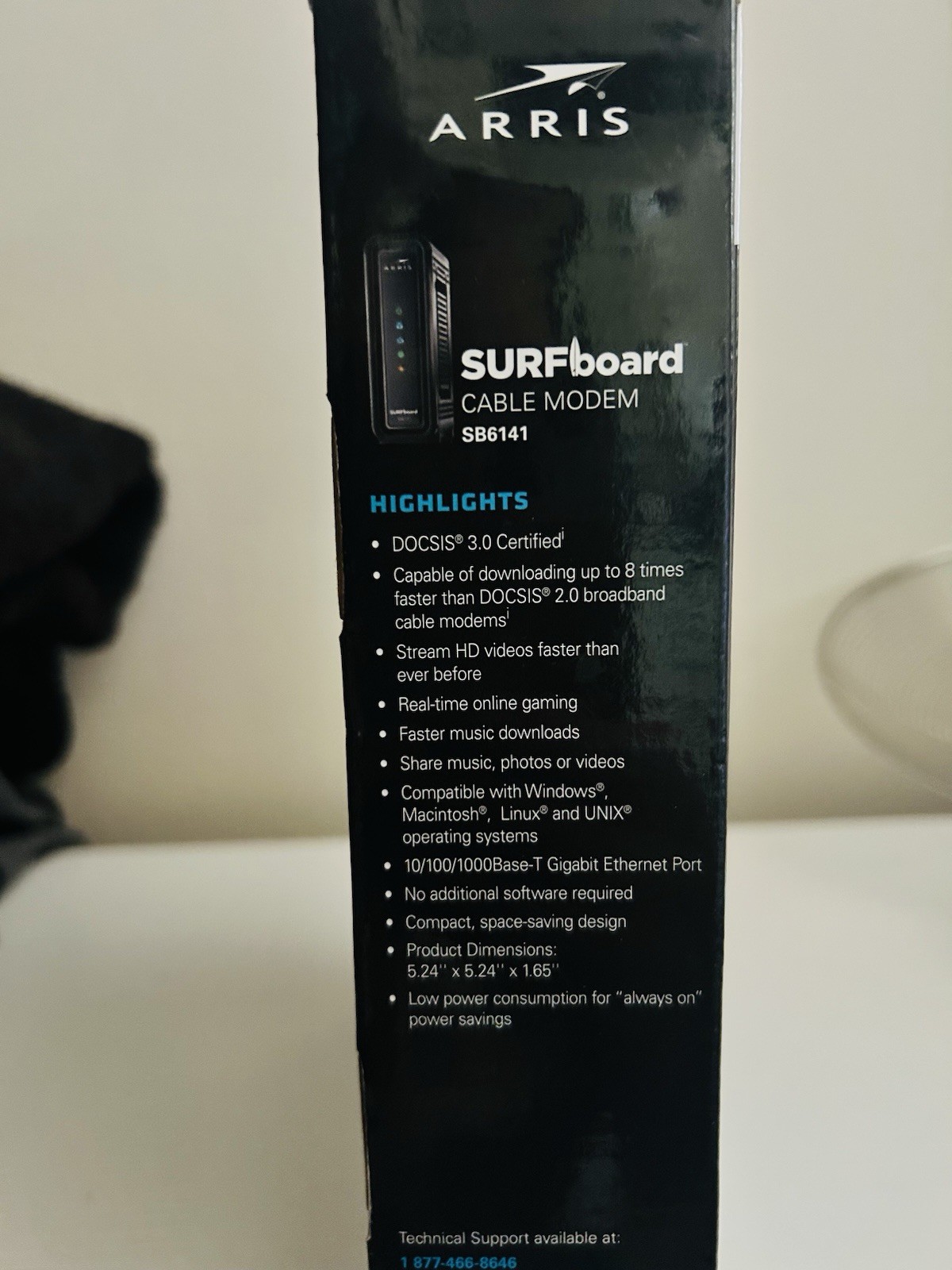 ARRIS SURFboard SB6141 DOCSIS 3.0 Cable Modem 343 Mbps IPv6 XFINITY