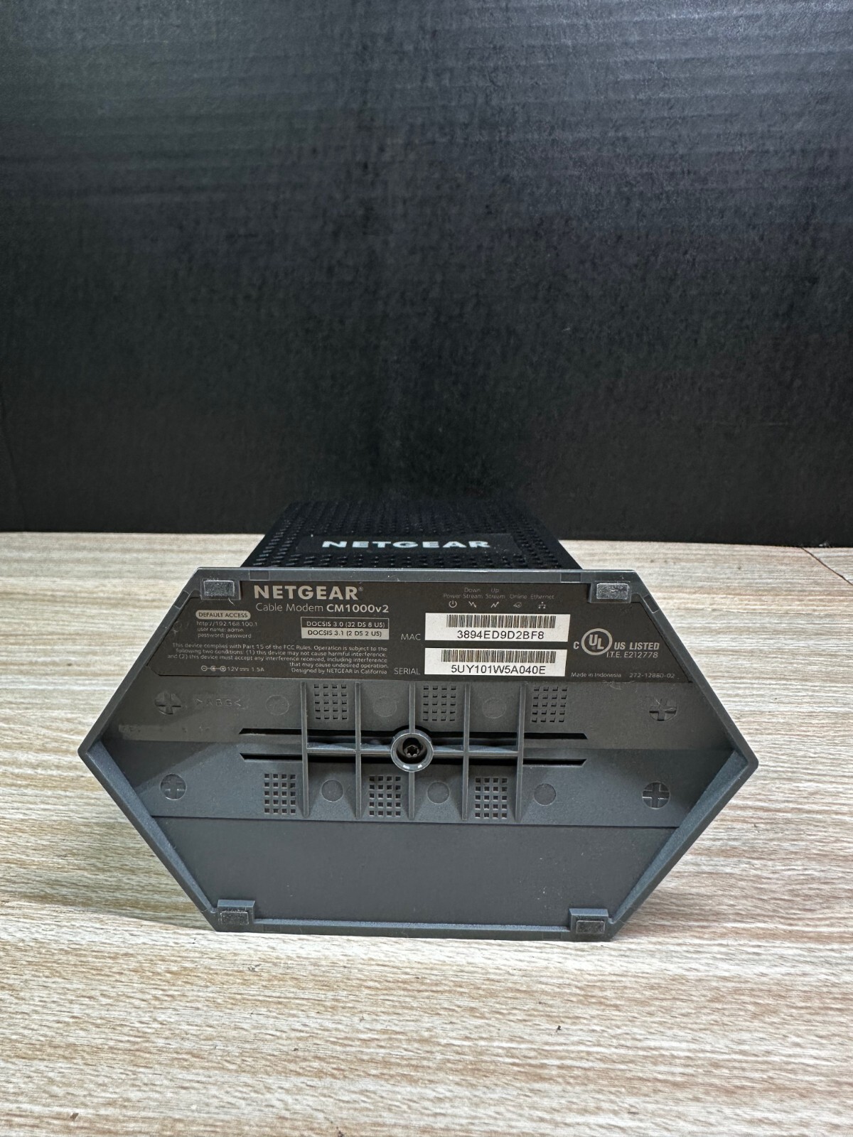 Netgear Cable Modem CM1000v2