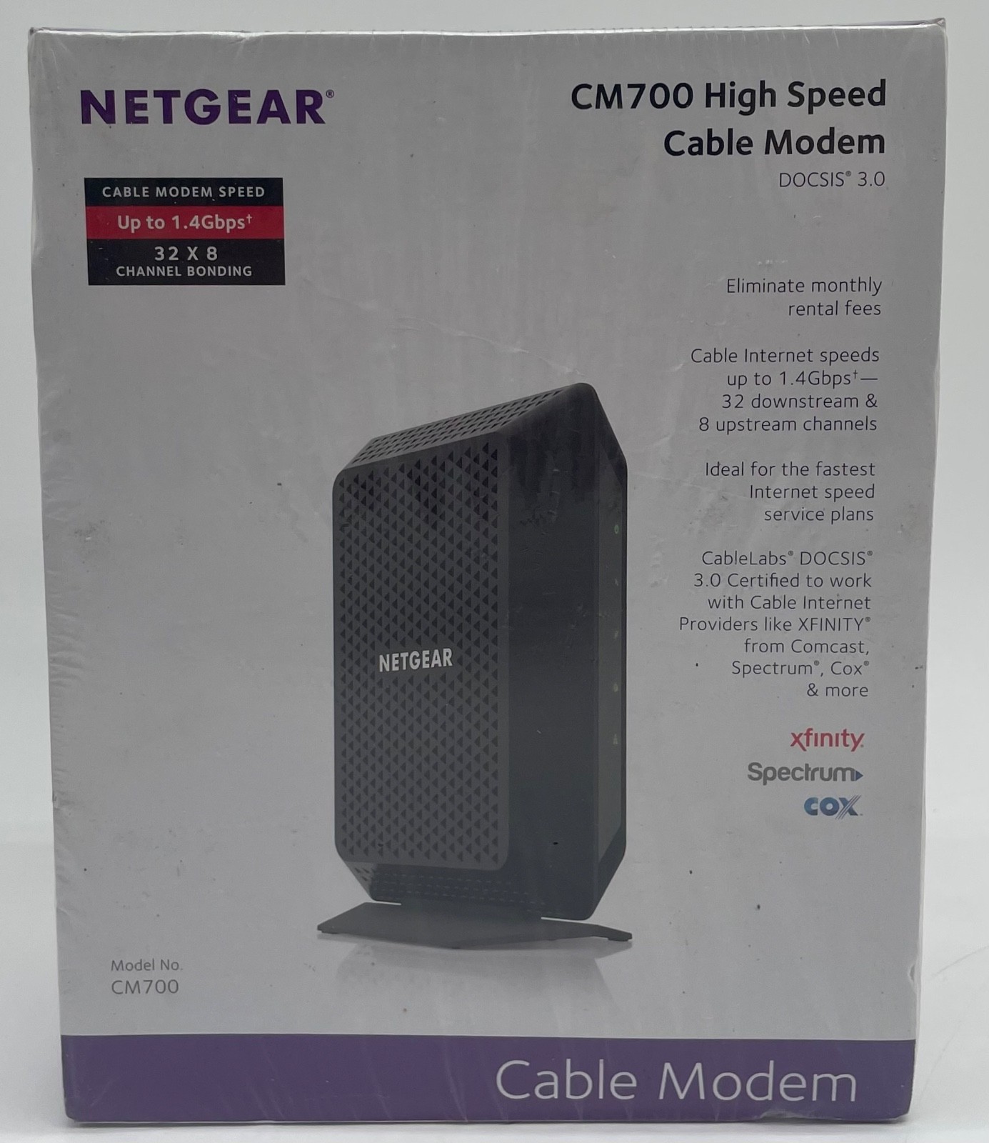NETGEAR CM700 High Speed Cable Modem DOCSIS 3.0